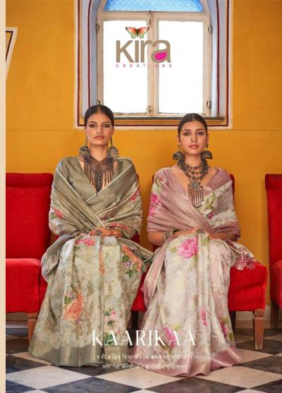 KIRA KAARIKAA 5101 TO 5109 DESIGNER SAREE WHOLESALER IN INDIA